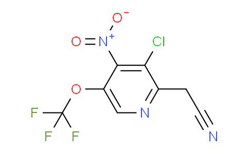 3-Chloro-4-nitro-5-(trifluoromethoxy)pyridine-2-acetonitrile