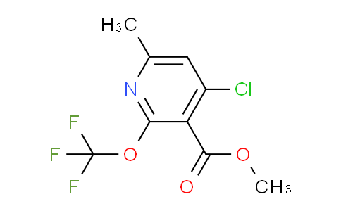 Methyl 4-chloro-6-methyl-2-(trifluoromethoxy)pyridine-3-carboxylate
