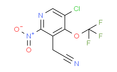 5-Chloro-2-nitro-4-(trifluoromethoxy)pyridine-3-acetonitrile