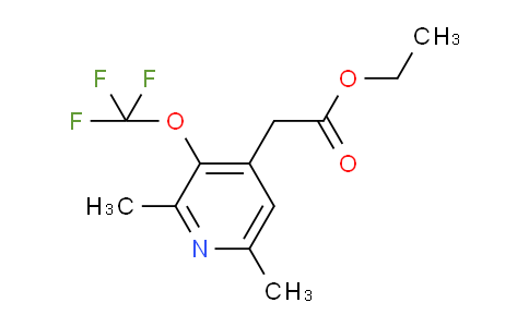 Ethyl 2,6-dimethyl-3-(trifluoromethoxy)pyridine-4-acetate