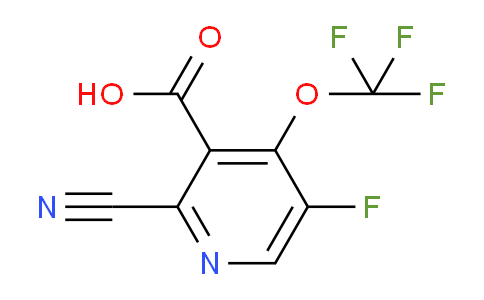 AM181090 | 1804687-36-2 | 2-Cyano-5-fluoro-4-(trifluoromethoxy)pyridine-3-carboxylic acid