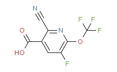 AM181092 | 1805929-97-8 | 2-Cyano-5-fluoro-6-(trifluoromethoxy)pyridine-3-carboxylic acid