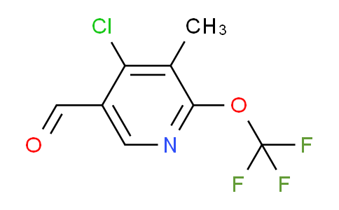 AM181106 | 1804556-29-3 | 4-Chloro-3-methyl-2-(trifluoromethoxy)pyridine-5-carboxaldehyde