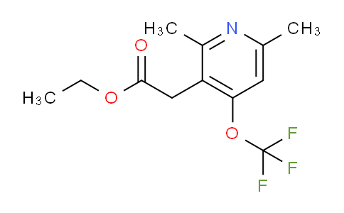 AM18111 | 1806102-19-1 | Ethyl 2,6-dimethyl-4-(trifluoromethoxy)pyridine-3-acetate