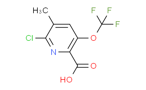 AM181118 | 1804821-57-5 | 2-Chloro-3-methyl-5-(trifluoromethoxy)pyridine-6-carboxylic acid