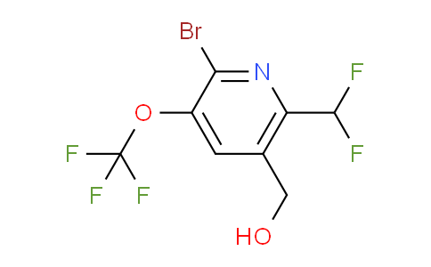 AM181119 | 1806172-60-0 | 2-Bromo-6-(difluoromethyl)-3-(trifluoromethoxy)pyridine-5-methanol