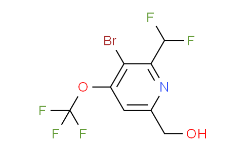 AM181123 | 1804728-80-0 | 3-Bromo-2-(difluoromethyl)-4-(trifluoromethoxy)pyridine-6-methanol