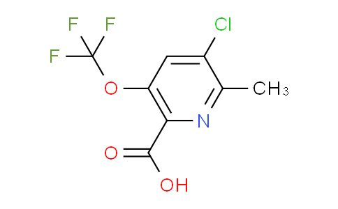 AM181127 | 1804599-47-0 | 3-Chloro-2-methyl-5-(trifluoromethoxy)pyridine-6-carboxylic acid