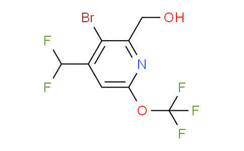 AM181128 | 1803640-24-5 | 3-Bromo-4-(difluoromethyl)-6-(trifluoromethoxy)pyridine-2-methanol