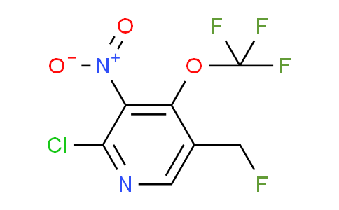 2-Chloro-5-(fluoromethyl)-3-nitro-4-(trifluoromethoxy)pyridine