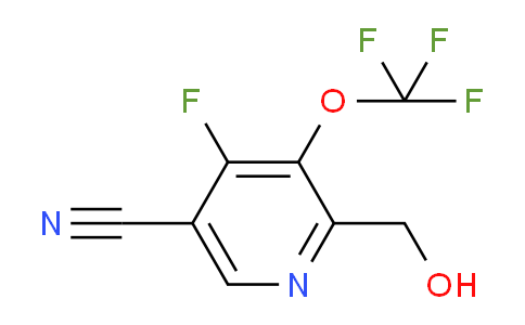 5-Cyano-4-fluoro-3-(trifluoromethoxy)pyridine-2-methanol