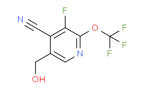 4-Cyano-3-fluoro-2-(trifluoromethoxy)pyridine-5-methanol