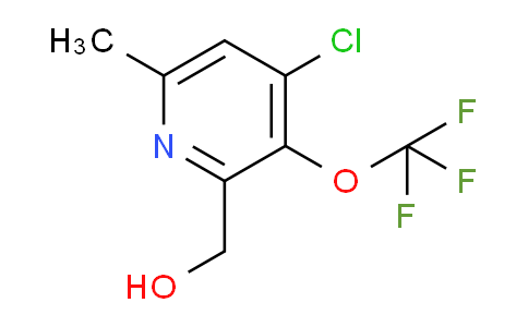 4-Chloro-6-methyl-3-(trifluoromethoxy)pyridine-2-methanol