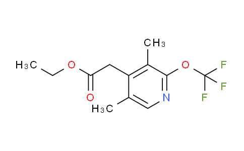 Ethyl 3,5-dimethyl-2-(trifluoromethoxy)pyridine-4-acetate