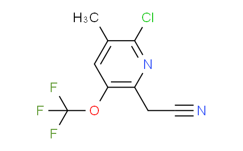 AM181180 | 1803936-26-6 | 2-Chloro-3-methyl-5-(trifluoromethoxy)pyridine-6-acetonitrile