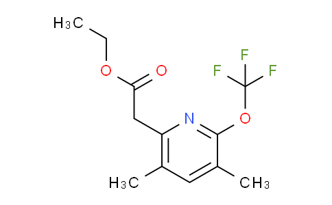 Ethyl 3,5-dimethyl-2-(trifluoromethoxy)pyridine-6-acetate