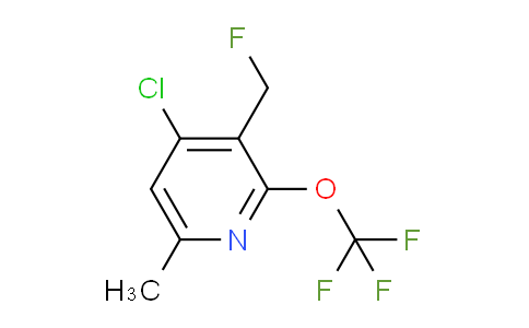 AM181193 | 1804819-38-2 | 4-Chloro-3-(fluoromethyl)-6-methyl-2-(trifluoromethoxy)pyridine
