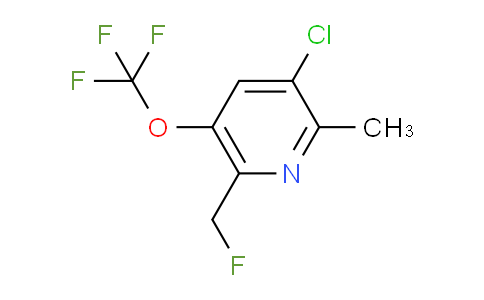 AM181199 | 1804597-78-1 | 3-Chloro-6-(fluoromethyl)-2-methyl-5-(trifluoromethoxy)pyridine