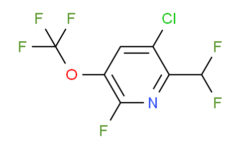 AM181201 | 1806108-63-3 | 3-Chloro-2-(difluoromethyl)-6-fluoro-5-(trifluoromethoxy)pyridine