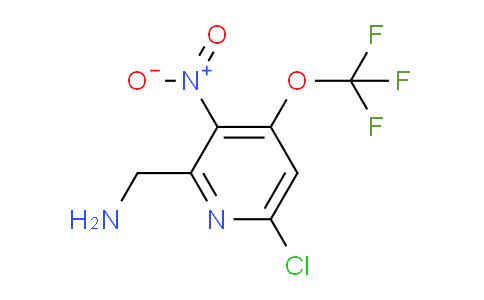 2-(Aminomethyl)-6-chloro-3-nitro-4-(trifluoromethoxy)pyridine