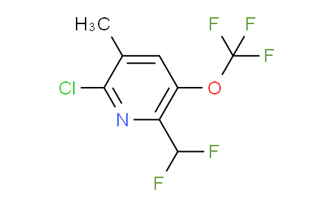 2-Chloro-6-(difluoromethyl)-3-methyl-5-(trifluoromethoxy)pyridine