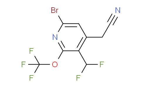 AM181228 | 1804007-12-2 | 6-Bromo-3-(difluoromethyl)-2-(trifluoromethoxy)pyridine-4-acetonitrile