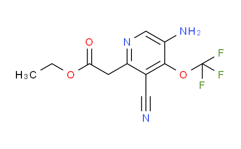 AM18124 | 1803476-58-5 | Ethyl 5-amino-3-cyano-4-(trifluoromethoxy)pyridine-2-acetate