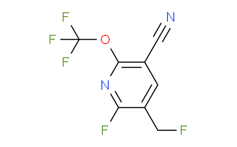 AM181240 | 1803955-27-2 | 5-Cyano-2-fluoro-3-(fluoromethyl)-6-(trifluoromethoxy)pyridine