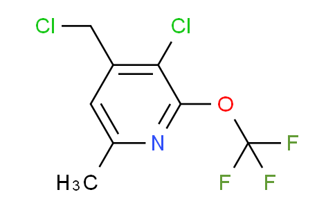 3-Chloro-4-(chloromethyl)-6-methyl-2-(trifluoromethoxy)pyridine