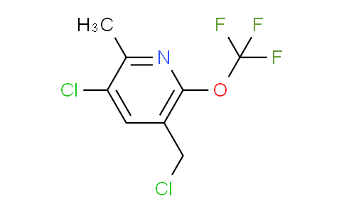 3-Chloro-5-(chloromethyl)-2-methyl-6-(trifluoromethoxy)pyridine