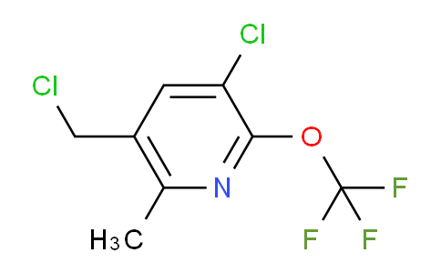 3-Chloro-5-(chloromethyl)-6-methyl-2-(trifluoromethoxy)pyridine