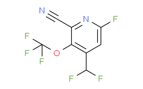 AM181257 | 1806246-16-1 | 2-Cyano-4-(difluoromethyl)-6-fluoro-3-(trifluoromethoxy)pyridine
