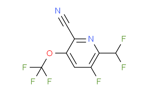 AM181267 | 1804713-76-5 | 2-Cyano-6-(difluoromethyl)-5-fluoro-3-(trifluoromethoxy)pyridine