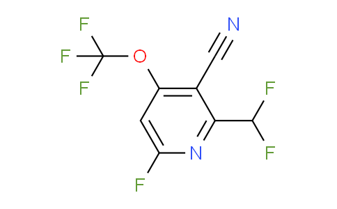 AM181270 | 1806159-86-3 | 3-Cyano-2-(difluoromethyl)-6-fluoro-4-(trifluoromethoxy)pyridine