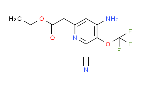 AM18128 | 1806000-63-4 | Ethyl 4-amino-2-cyano-3-(trifluoromethoxy)pyridine-6-acetate