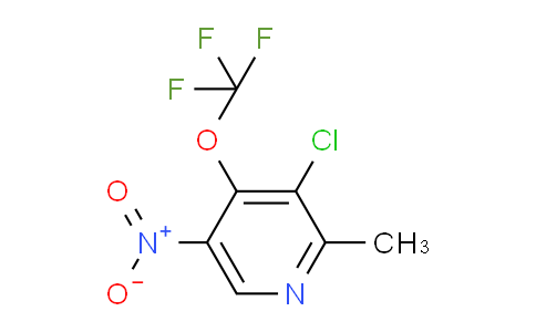 3-Chloro-2-methyl-5-nitro-4-(trifluoromethoxy)pyridine