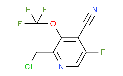 2-(Chloromethyl)-4-cyano-5-fluoro-3-(trifluoromethoxy)pyridine
