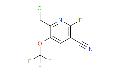 2-(Chloromethyl)-5-cyano-6-fluoro-3-(trifluoromethoxy)pyridine