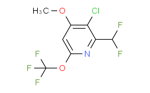 AM181301 | 1806166-71-1 | 3-Chloro-2-(difluoromethyl)-4-methoxy-6-(trifluoromethoxy)pyridine