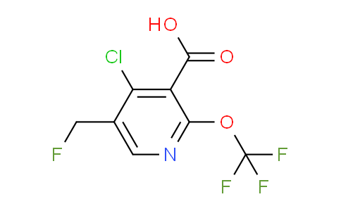4-Chloro-5-(fluoromethyl)-2-(trifluoromethoxy)pyridine-3-carboxylic acid
