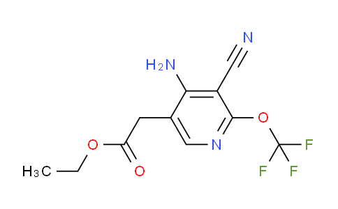 AM18133 | 1804451-81-7 | Ethyl 4-amino-3-cyano-2-(trifluoromethoxy)pyridine-5-acetate
