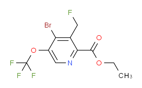 AM181331 | 1806219-61-3 | Ethyl 4-bromo-3-(fluoromethyl)-5-(trifluoromethoxy)pyridine-2-carboxylate