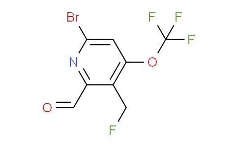 AM181333 | 1806208-27-4 | 6-Bromo-3-(fluoromethyl)-4-(trifluoromethoxy)pyridine-2-carboxaldehyde
