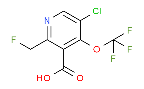 AM181334 | 1804323-86-1 | 5-Chloro-2-(fluoromethyl)-4-(trifluoromethoxy)pyridine-3-carboxylic acid