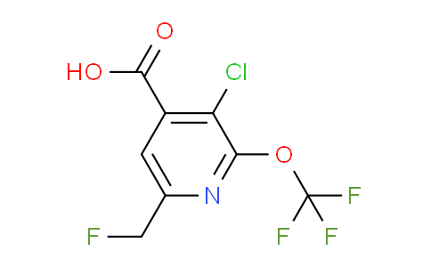 AM181336 | 1806251-12-6 | 3-Chloro-6-(fluoromethyl)-2-(trifluoromethoxy)pyridine-4-carboxylic acid
