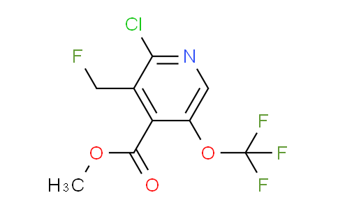 Methyl 2-chloro-3-(fluoromethyl)-5-(trifluoromethoxy)pyridine-4-carboxylate