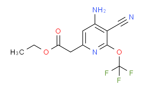 AM18134 | 1806000-67-8 | Ethyl 4-amino-3-cyano-2-(trifluoromethoxy)pyridine-6-acetate