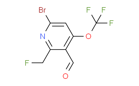 AM181340 | 1804657-70-2 | 6-Bromo-2-(fluoromethyl)-4-(trifluoromethoxy)pyridine-3-carboxaldehyde