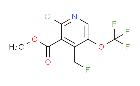 Methyl 2-chloro-4-(fluoromethyl)-5-(trifluoromethoxy)pyridine-3-carboxylate