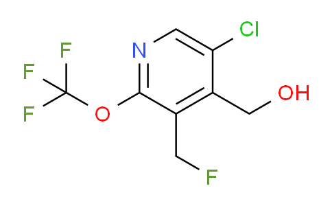 5-Chloro-3-(fluoromethyl)-2-(trifluoromethoxy)pyridine-4-methanol